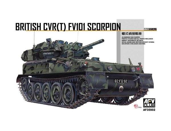 AFV CLUB Military Model Kits 35S02 CVR T FV101 SCORPION