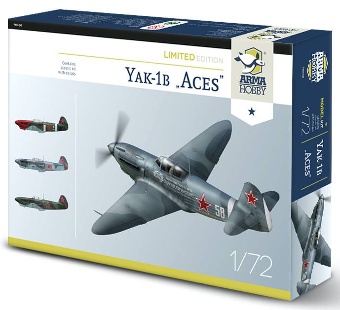 ARMA HOBBY 70030 YAKOVLEV YAK-1B ACES Aircraft Model Kits