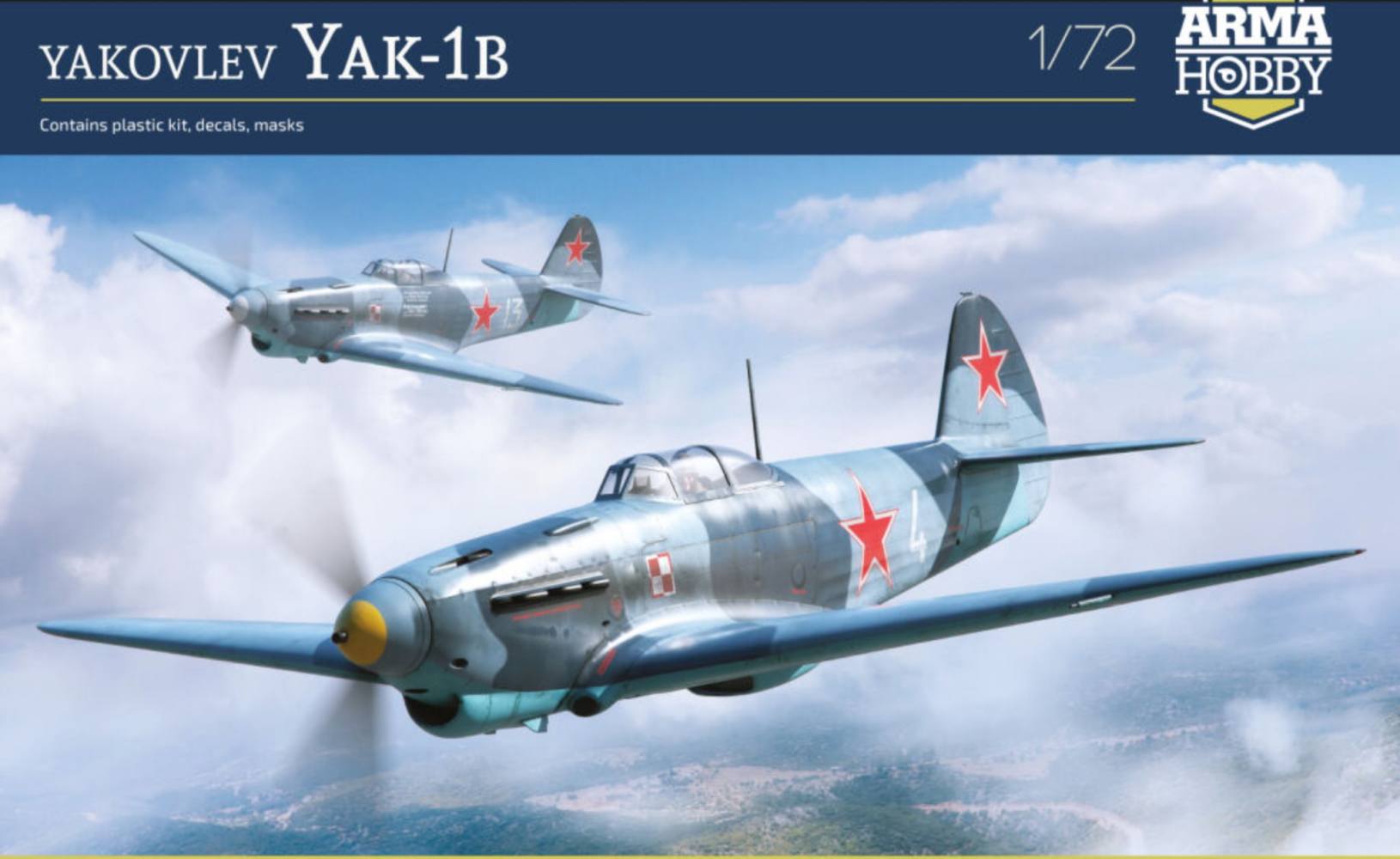 ARMA HOBBY 70088 YAKOVLEV YAK-1B Aircraft Model Kits