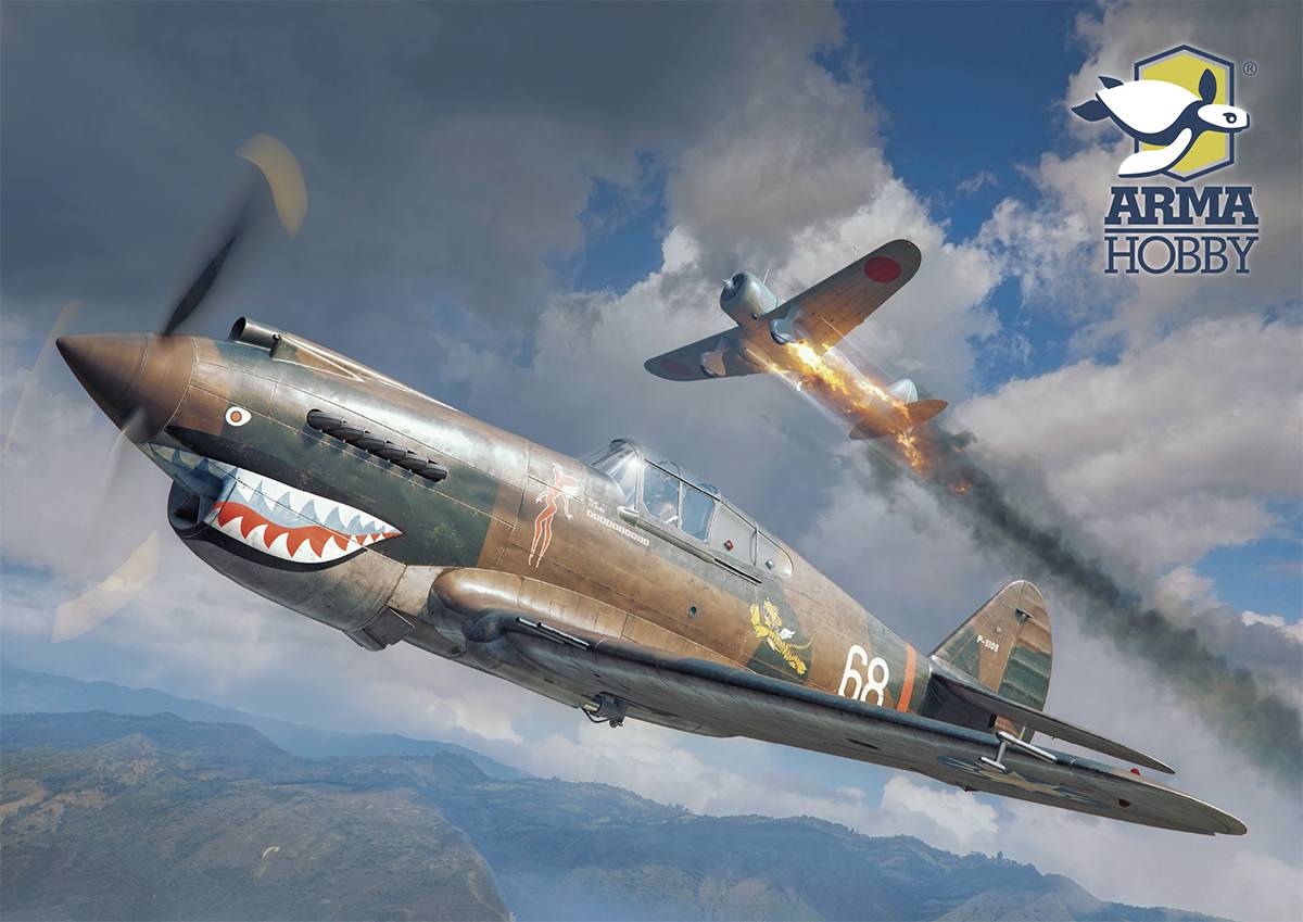 ARMA HOBBY 70094 CURTISS HAWK 81-A2 FLYING TIGERS Aircraft Model Kits
