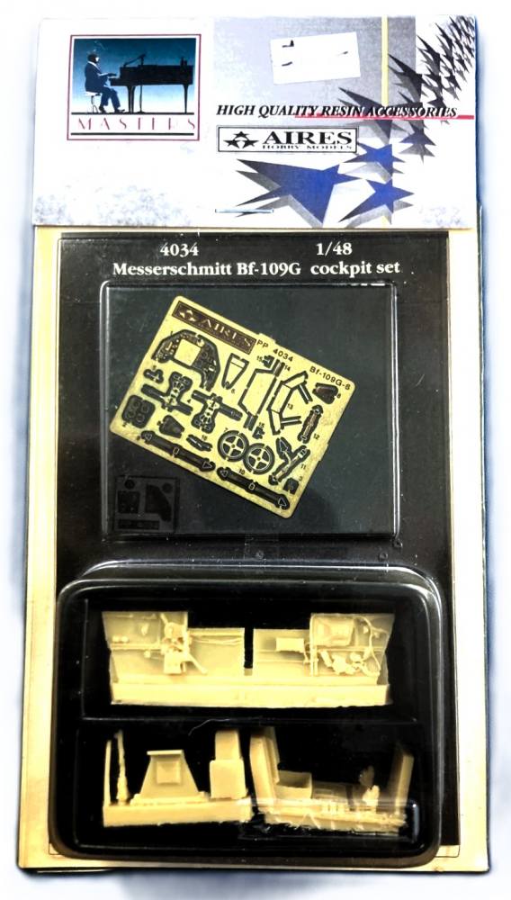 AIRES HOBBY MODELS 4028 MESSERCHMITT BF-109F COCKPIT SET Conversion Sets