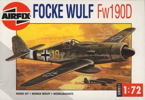 AIRFIX 01064 1987/1992 FOCKE WULF Fw 190D Aircraft Model Kits