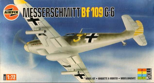 AIRFIX 01072 1996 MESSERSCHMITT Bf 109G-6 Aircraft Model Kits