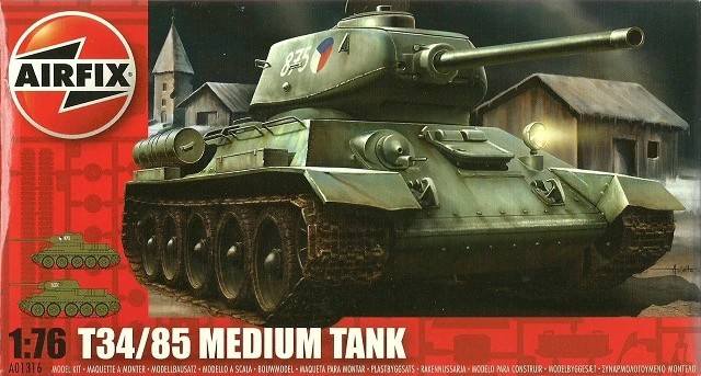 AIRFIX 01316 2012 T-34/85 MEDIUM TANK Military Model Kits