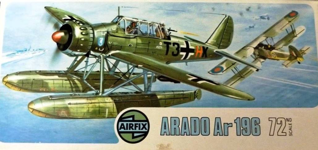 AIRFIX 02019 1973 ARADO AR 196 Aircraft Model Kits