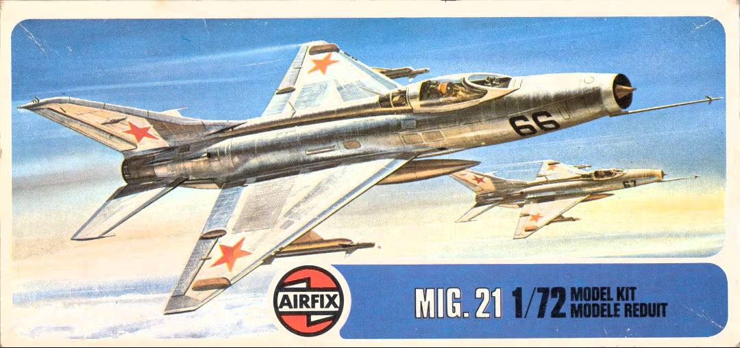 AIRFIX 02024 1975 MiG 21 Aircraft Model Kits