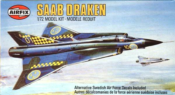 AIRFIX 02039 1979 SAAB DRAKEN Aircraft Model Kits