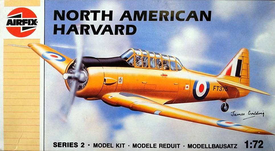 AIRFIX 02057 1987 NORTH AMERICAN HARVARD II Aircraft Model Kits