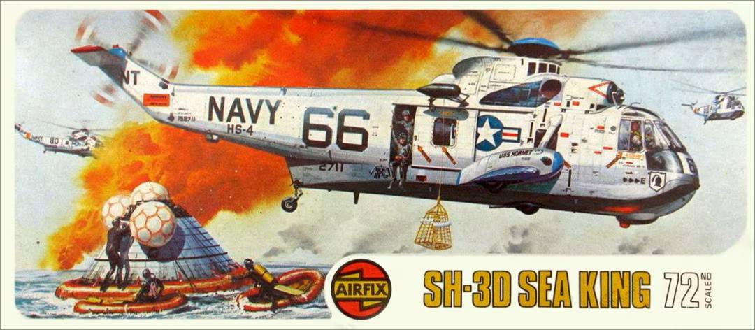 AIRFIX 03010 1973 SH-3D SEA KING US Aircraft Model Kits