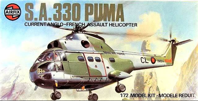 AIRFIX 03021 1975 SA.330 PUMA Aircraft Model Kits