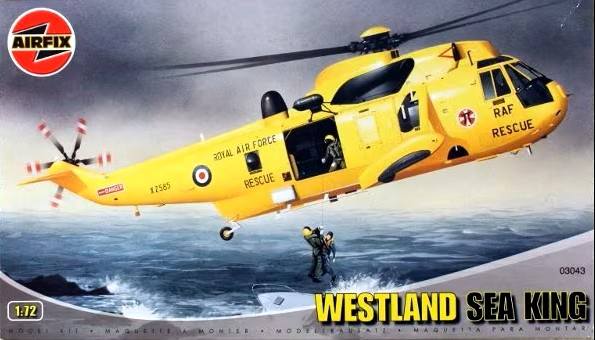 AIRFIX 03043 2005 WESTLAND SEA KING HAR3/Mk43 RAF Aircraft Model Kits