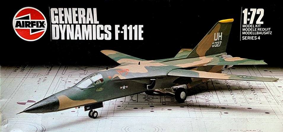 AIRFIX 04008 1982 GENERAL DYNAMICS F-111E Aircraft Model Kits