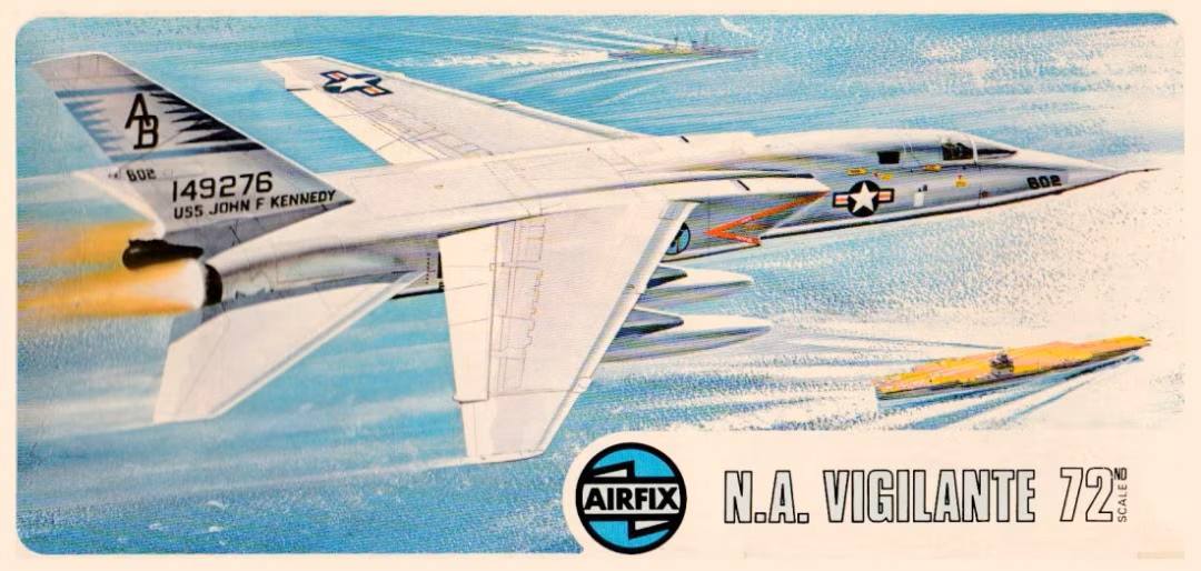 AIRFIX 04012 1973 RA-5C VIGILANTE Aircraft Model Kits
