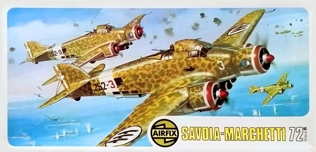 AIRFIX 04007 1972 SAVOIA-MARCHETTI S.M.79 Aircraft Model Kits