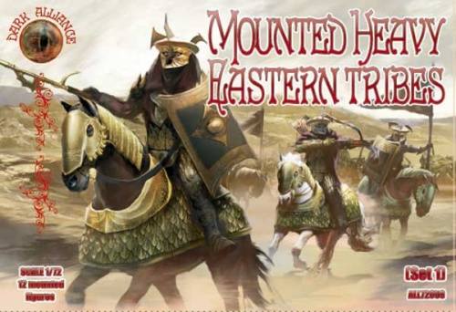 DARK ALLIANCE 058 MOUNTED HEAVY EASTERN TRIBES SET 1 Model Figures