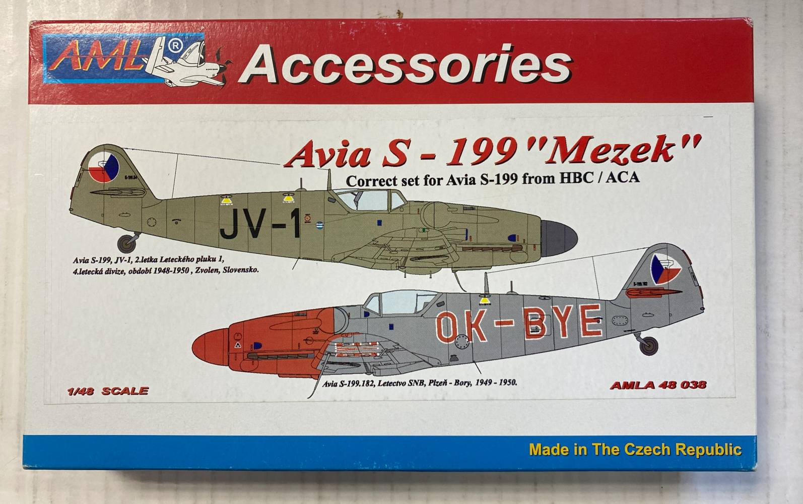AML AMLA 48 038 AVIA S - 199 MAZEK Aircraft Model Kits