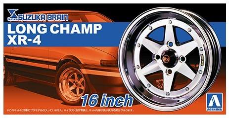 AOSHIMA 05249 LONG CHAMP XR-4 16 INCH WHEELS Cars, Motorbikes & Trucks Model kits