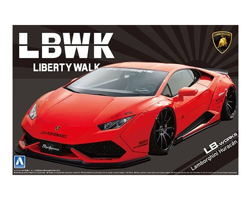AOSHIMA 05988 LB WORKS LAMBORGHINI HURACAN VERSION 1 Cars, Motorbikes & Trucks Model kits