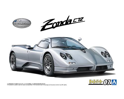 AOSHIMA 20211 PAGANI ZONDA C12S 2000 Cars, Motorbikes & Trucks Model kits
