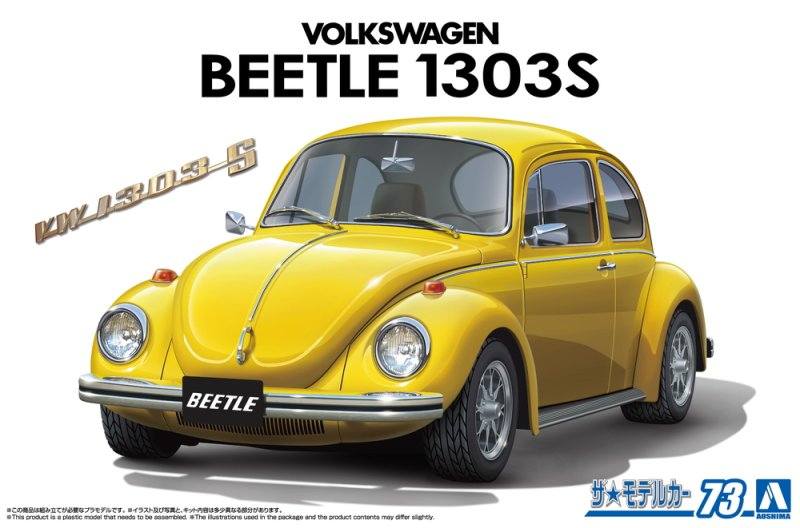 AOSHIMA 20136 VOLKSWAGEN BEETLE 1303S Cars, Motorbikes & Trucks Model kits