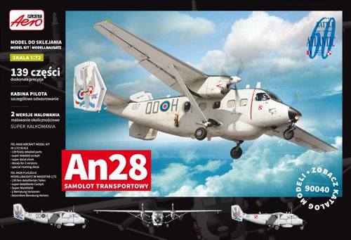 AEROPLAST 90040 AN-28 ANTONOV Aircraft Model Kits
