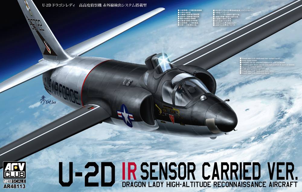AFV CLUB 48113 USAF U-2D IR SENSOR CARRIED VERSION Aircraft Model Kits
