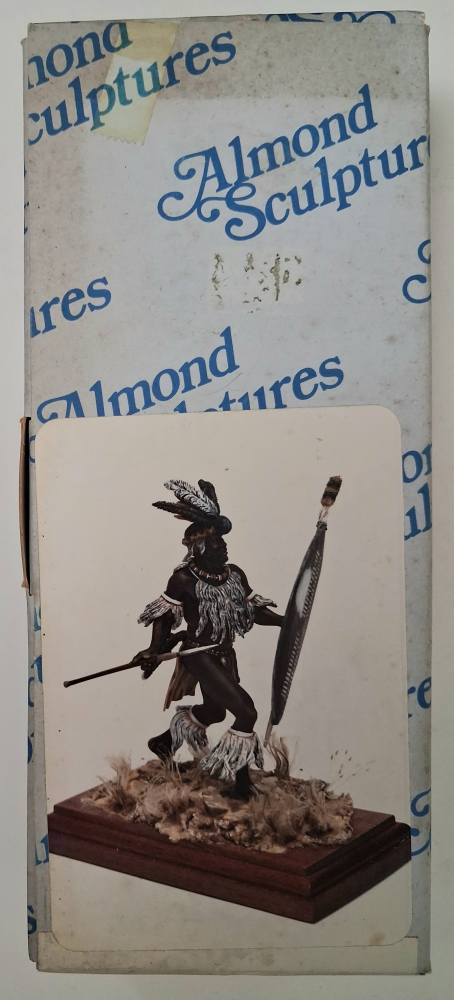 ALMOND SCULPTURES AS-A29 ZULU WARRIOR 1879 Model Figures