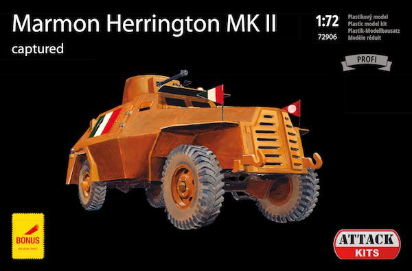 ATTACK 72906 MARMON HERRINGTON MK.II CAPTURED Military Model Kits