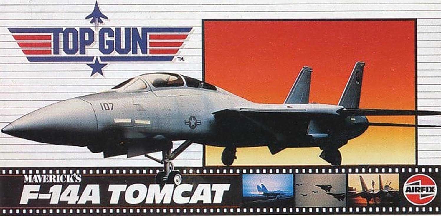 AIRFIX 00503 TOP GUN MAVERICK S F-14A TOMCAT Aircraft Model Kits