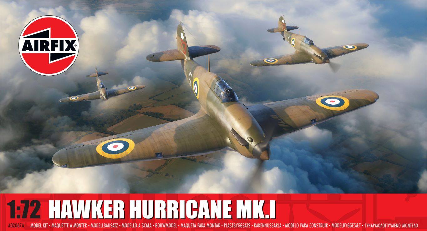AIRFIX 02067A HAWKER HURRICANE MK.I Aircraft Model Kits