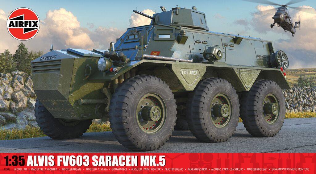 AIRFIX 1385 AVLIS FV603 SARACEN MK.5 Military Model Kits