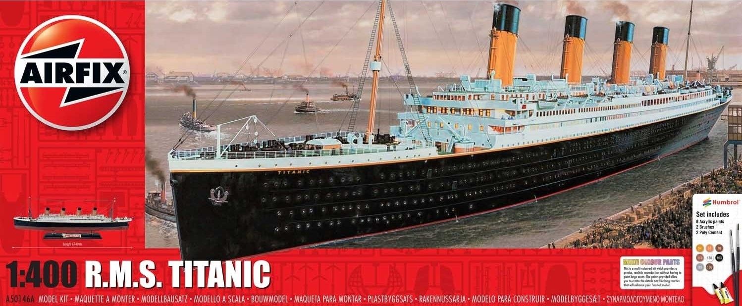 AIRFIX 50146 R.M.S. TITANIC GIFT SET UK SALE ONLY Model Ships Kits
