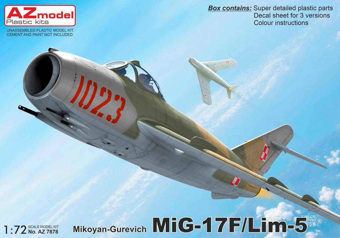 AZ MODEL 7878 MIG-17F/ LIM-5 Aircraft Model Kits