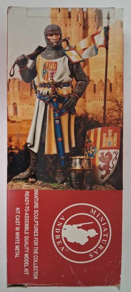 ANDREA MINIATURES S8-F16 KNIGHT c.1300 Model Figures