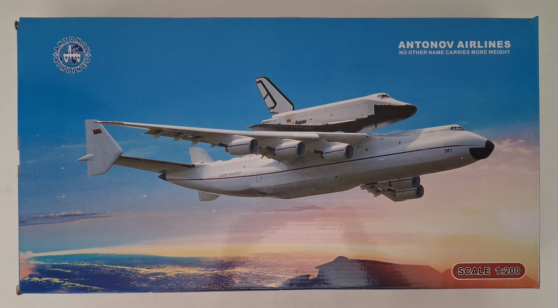 BLIZZARD TRANSPORTATION Airliners Model Kits ANTONOV AN-225 WITH BURAN SPACE SHUTTLE Aircraft Model Kits