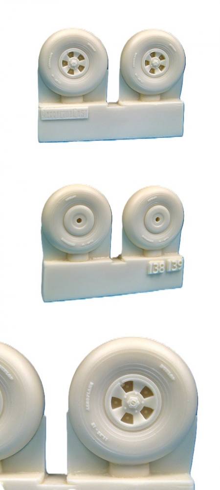 BARRACUDACAST BR48139 FIREFLY I BARRACUDA EARLY MAIN WHEELS Conversion Sets
