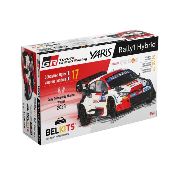 BELKITS BEL-026 TOYOTA GR YARIS RALLY GUANAJUATO MEXICO WINNER 2023 Cars, Motorbikes & Trucks Model kits