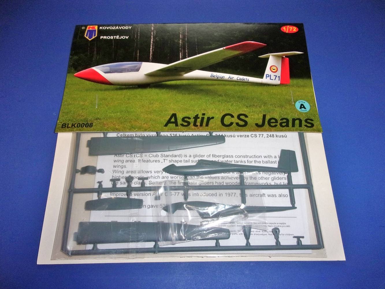 KP BLK0008 ASTIR CS JEANS Aircraft Model Kits
