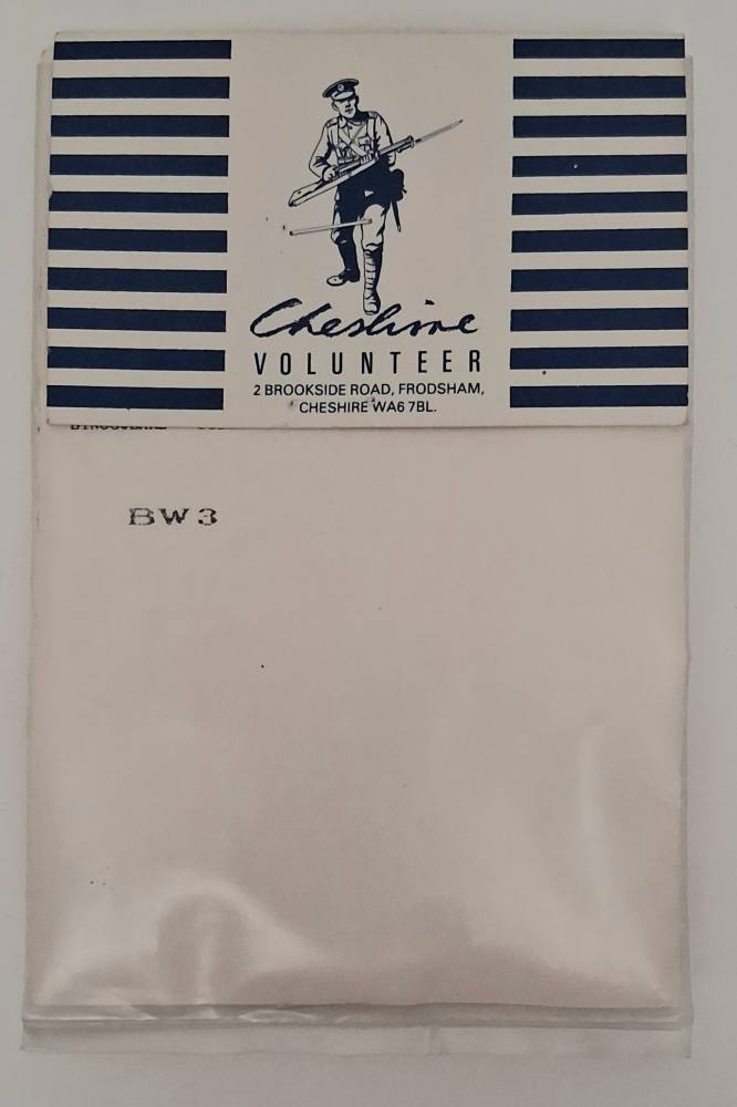 CHESHIRE VOLUNTEER BW3 SET NO. 7 THE BRITISH ARMY WORLD WAR 2 BW3 MAJOR GRENADIER GUARDS Model Figures
