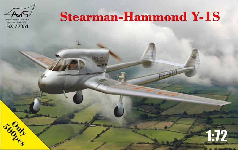 AVIS 72051 STEARMAN-HAMMOND Y-1S Aircraft Model Kits