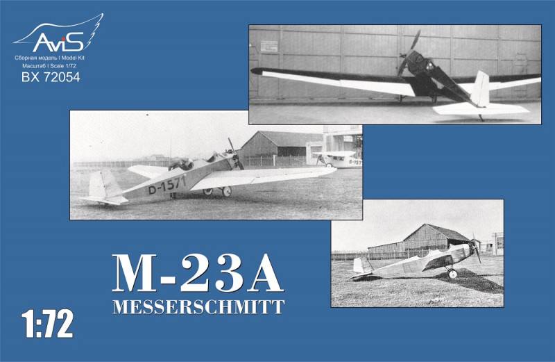AVIS 72054 MESSERSCHMITT M-23A Aircraft Model Kits