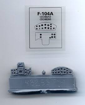 CUTTING EDGE CEC48260 F-104A SUPER DETAILED INSTRUMENT PANEL Conversion Sets