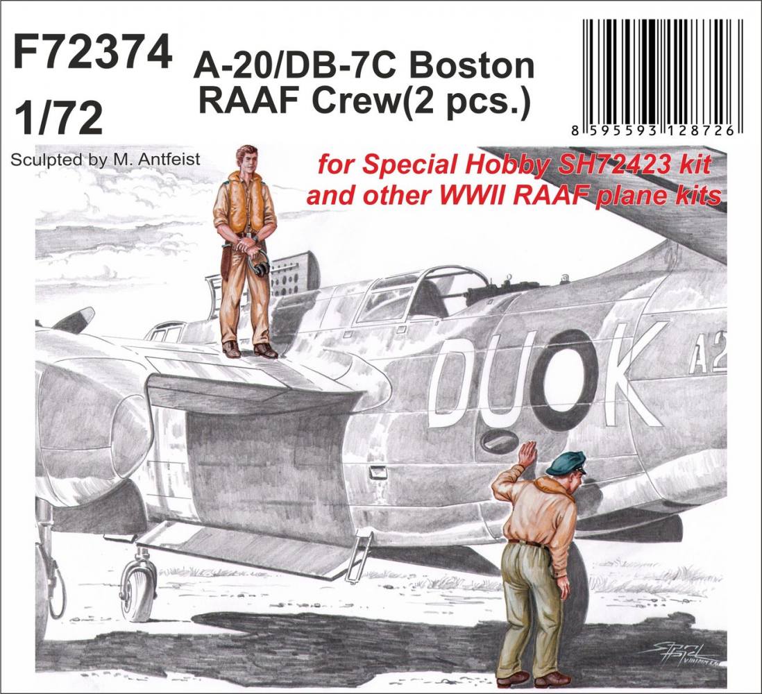 CMK 72374 A-20/DB-7C BOSTON RAAF CREW Military Model Kits