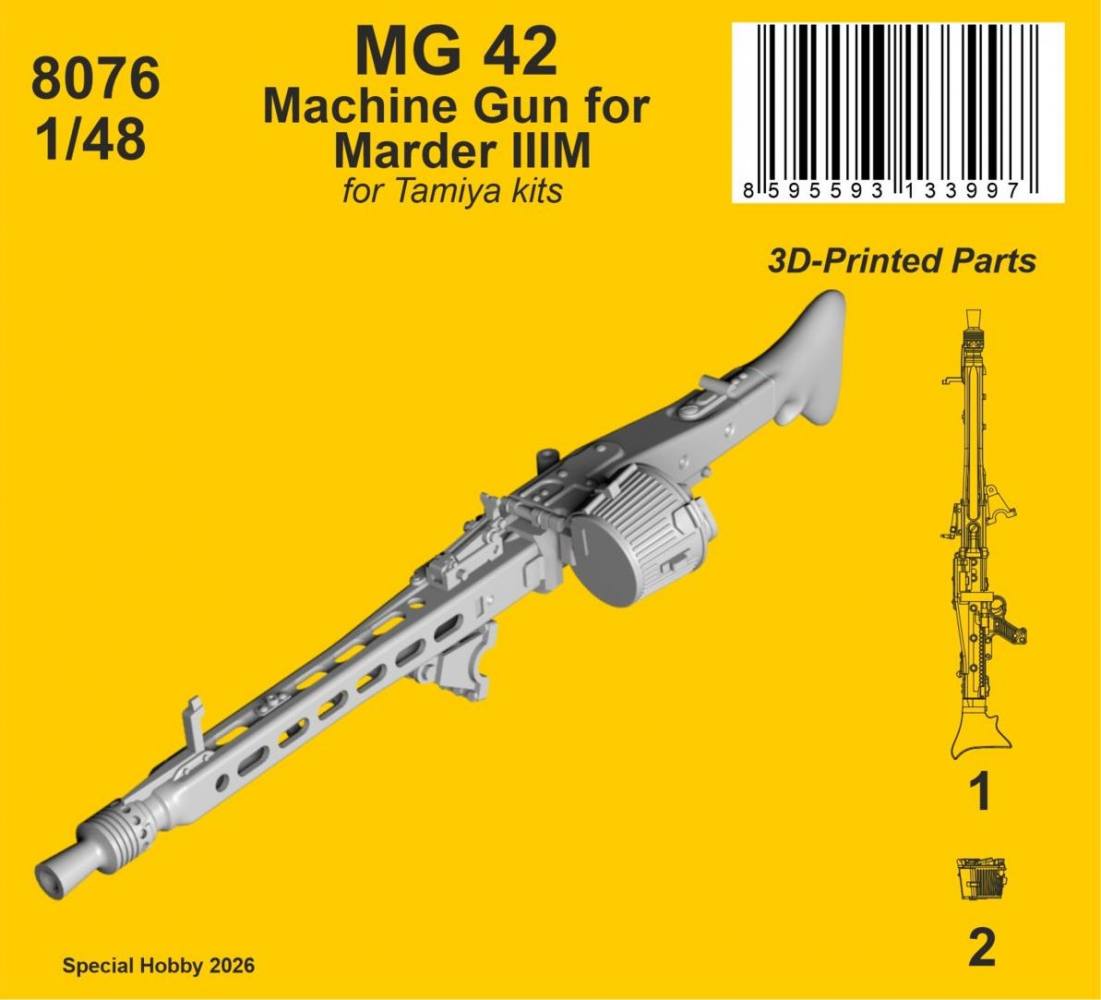 CMK 8076 MG 42 MACHINE GUN FOR MARDER IIIM Conversion Sets