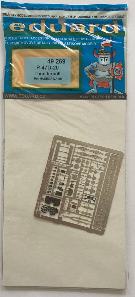 Eduard 1/32 P-47D LooK Set For Eduard & Hasegawa Kits (PE & Resin Model Accessories)