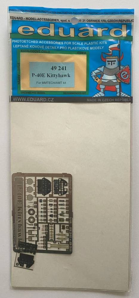 EDUARD 49241 P-40E KITTYHAWK FOR MMTECH/AMT KIT Conversion Sets