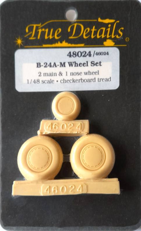 TRUE DETAILS 48024 B-24A-M WHEEL SET Conversion Sets