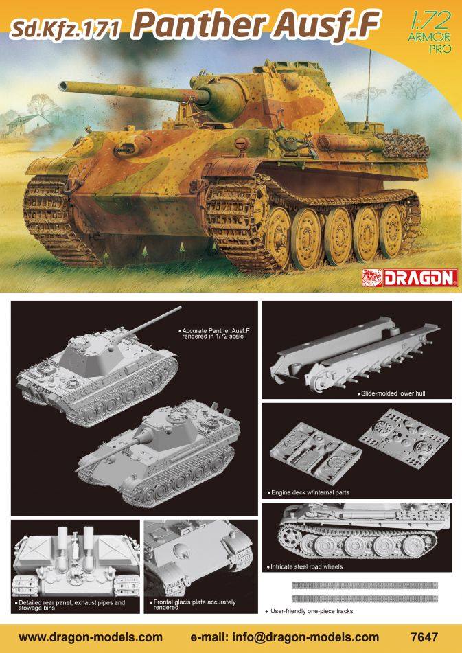 DRAGON 7647 Pz.Kpfw RANTHER Ausf.V Military Model Kits