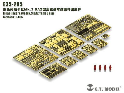 E.T. MODEL E35-205 ISRAELI MERKAVA MK.3 BAZ TANK Conversion Sets