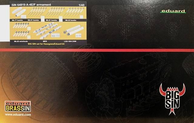 EDUARD 64819 A-4E/F ARMAMENT BIG SIN SET Conversion Sets